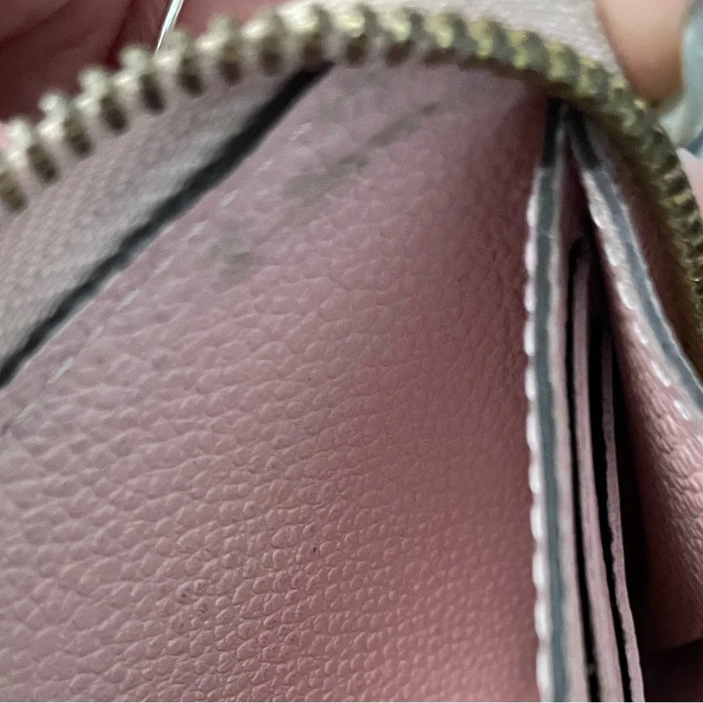 Louis Vuitton Monogram Empreinte Zippy Wallet Limited Edition Rose Poudre Pink